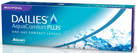 Dailies Aqua Comfort Pluss Multifocal 90 pk progressiv linse