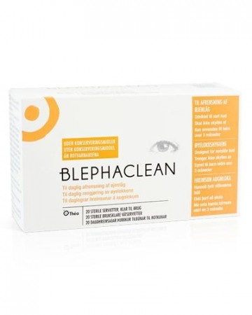 Blephaclean våtservietter øyelokkrens